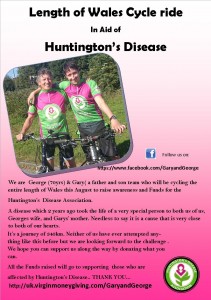 Wales Cycle Ride Flyer pg one